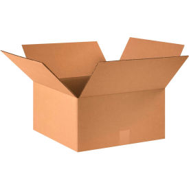 Global Industrial B68736 Global Industrial™ Cardboard Corrugated Boxes, 16"L x 16"W x 8"H, Kraft image.