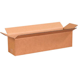 Global Industrial™ Long Cardboard Corrugated Boxes 16""L x 4""W x 4""H Kraft