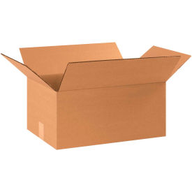 Global Industrial B68747 Global Industrial™ Cardboard Corrugated Boxes, 17-1/4"L x 11-1/4"W x 8"H, Kraft image.