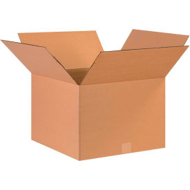 Global Industrial B39700 Global Industrial™ Cardboard Corrugated Boxes, 17"L x 17"W x 12"H, Kraft image.