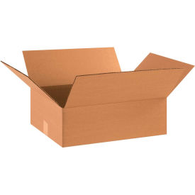 Global Industrial™ Flat Cardboard Corrugated Boxes 18""L x 14""W x 6""H Kraft