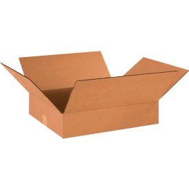 Global Industrial B68767 Global Industrial™ Flat Cardboard Corrugated Boxes, 18"L x 16"W x 4"H, Kraft image.