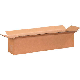 Global Industrial™ Long Cardboard Corrugated Boxes 18""L x 4""W x 4""H Kraft