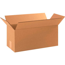 Global Industrial™ Long Cardboard Corrugated Boxes 18""L x 8""W x 8""H Kraft