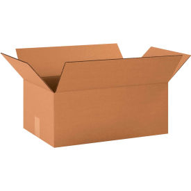 Global Industrial B68792 Global Industrial™ Cardboard Corrugated Boxes, 20"L x 12"W x 8"H, Kraft image.