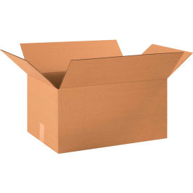 Global Industrial™ Long Cardboard Corrugated Boxes 20""L x 13""W x 10""H Kraft