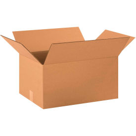 Global Industrial B68796 Global Industrial™ Cardboard Corrugated Boxes, 20"L x 14"W x 10"H, Kraft image.