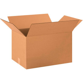 Global Industrial B68797 Global Industrial™ Cardboard Corrugated Boxes, 20"L x 14"W x 12"H, Kraft image.