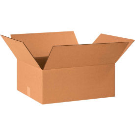 Global Industrial B1638637 Global Industrial™ Cardboard Corrugated Boxes, 20"L x 15"W x 9"H, Kraft image.