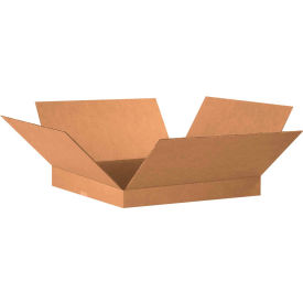 Global Industrial™ Flat Cardboard Corrugated Boxes 20""L x 20""W x 2""H Kraft