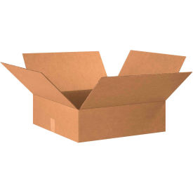 Global Industrial™ Flat Cardboard Corrugated Boxes 20""L x 20""W x 6""H Kraft