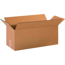 Global Industrial™ Long Cardboard Corrugated Boxes 20""L x 8""W x 8""H Kraft