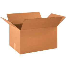 Global Industrial B39720 Global Industrial™ Cardboard Corrugated Boxes, 21"L x 14"W x 10"H, Kraft image.