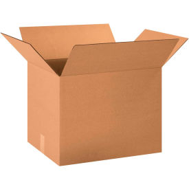 Global Industrial B1638653 Global Industrial™ Cardboard Corrugated Boxes, 21"L x 15"W x 15"H, Kraft image.