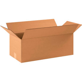 Global Industrial™ Long Cardboard Corrugated Boxes 22""L x 10""W x 8""H Kraft