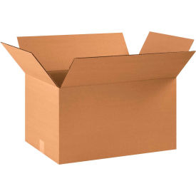 Global Industrial B68826 Global Industrial™ Cardboard Corrugated Boxes, 22"L x 14"W x 12"H, Kraft image.