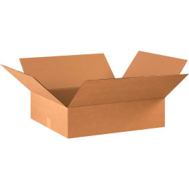 Global Industrial™ Flat Cardboard Corrugated Boxes 22""L x 18""W x 6""H Kraft