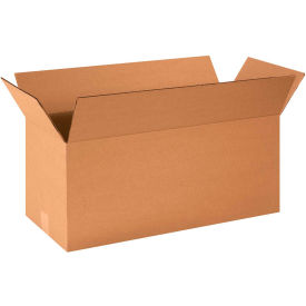Global Industrial™ Long Cardboard Corrugated Boxes 24""L x 10""W x 10""H Kraft