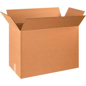 Global Industrial B2077624 Global Industrial™ Cardboard Corrugated Boxes, 24"L x 12"W x 18"H, Kraft image.