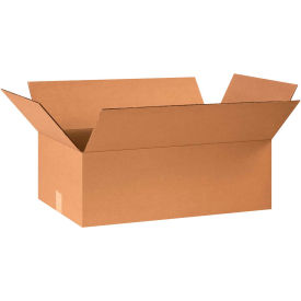 Global Industrial™ Flat Cardboard Corrugated Boxes 24""L x 14""W x 8""H Kraft