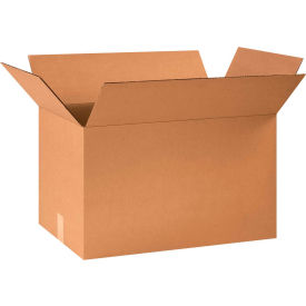 Global Industrial B1638687 Global Industrial™ Cardboard Corrugated Boxes, 24"L x 15"W x 15"H, Kraft image.