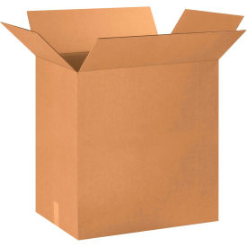 Global Industrial B39778 Global Industrial™ Cardboard Corrugated Boxes, 24"L x 16"W x 24"H, Kraft image.