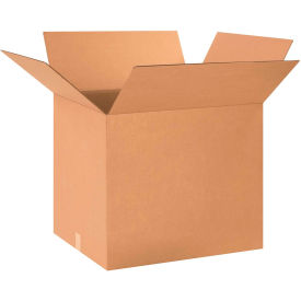 Global Industrial B1638627 Global Industrial™ Cardboard Corrugated Boxes, 24"L x 18"W x 20"H, Kraft image.