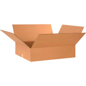 Global Industrial™ Flat Cardboard Corrugated Boxes 24""L x 20""W x 6""H Kraft