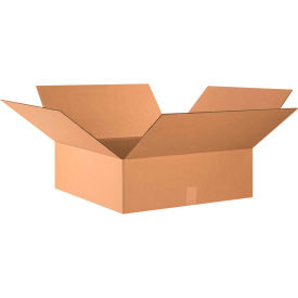 Global Industrial™ Flat Cardboard Corrugated Boxes 24""L x 20""W x 8""H Kraft
