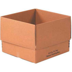 Global Industrial B39957 Global Industrial™ Deluxe Cardboard Corrugated Boxes, 24"L x 24"W x 18"H, Kraft image.