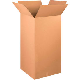 Global Industrial™ Tall Cardboard Corrugated Boxes 24""L x 24""W x 48""H Kraft