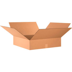 Global Industrial™ Flat Cardboard Corrugated Boxes 24""L x 24""W x 6""H Kraft