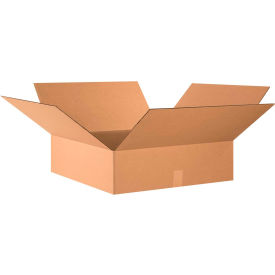 Global Industrial™ Flat Cardboard Corrugated Boxes 24""L x 24""W x 7""H Kraft