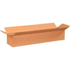 Global Industrial™ Long Cardboard Corrugated Boxes 24""L x 6""W x 4""H Kraft