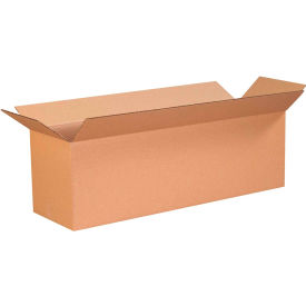 Global Industrial B2077719 Global Industrial™ Long Cardboard Corrugated Boxes, 28"L x 10"W x 10"H, Kraft image.