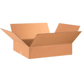 Global Industrial™ Flat Cardboard Corrugated Boxes 28""L x 16""W x 5""H Kraft