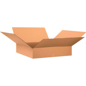 Global Industrial B68892 Global Industrial™ Flat Cardboard Corrugated Boxes, 28"L x 28"W x 6"H, Kraft image.