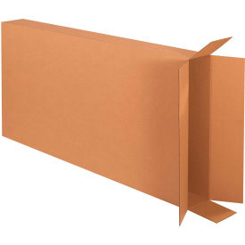 Global Industrial™ Side Loading Cardboard Corrugated Boxes 28""L x 6""W x 52""H Kraft
