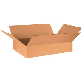 Global Industrial™ Flat Cardboard Corrugated Boxes 30""L x 20""W x 6""H Kraft