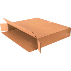 Global Industrial B69163 Global Industrial™ Side Loading Cardboard Corrugated Boxes, 30"L x 5"W x 24"H, Kraft image.