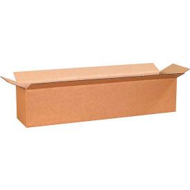 Global Industrial B2077654 Global Industrial™ Long Cardboard Corrugated Boxes, 30"L x 8"W x 8"H, Kraft image.