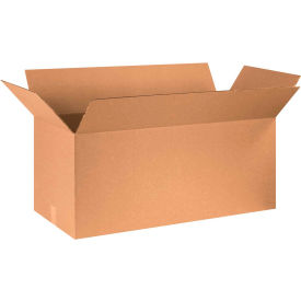 Global Industrial B2205535 Global Industrial™ Long Cardboard Corrugated Boxes, 36"L x 14"W x 14"H, Kraft image.