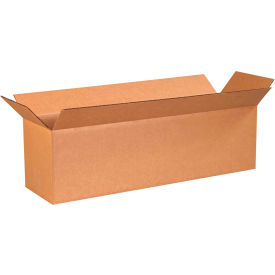 Global Industrial B2205473 Global Industrial™ Long Cardboard Corrugated Boxes, 40"L x 10"W x 10"H, Kraft image.