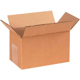 Global Industrial B1580393 Global Industrial™ Long Cardboard Corrugated Boxes, 6"L x 3"W x 3"H, Kraft image.