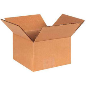 Global Industrial B68571 Global Industrial™ Cardboard Corrugated Boxes, 6"L x 6"W x 4"H, Kraft image.