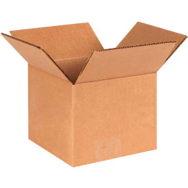 Global Industrial B39508 Global Industrial™ Cardboard Corrugated Boxes, 6"L x 6"W x 5"H, Kraft image.