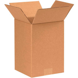 Global Industrial™ Cardboard Corrugated Boxes 7""L x 7""W x 10""H Kraft