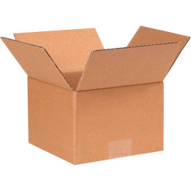 Global Industrial B68582 Global Industrial™ Cardboard Corrugated Boxes, 7"L x 7"W x 5"H, Kraft image.