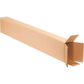 Global Industrial B2205379 Global Industrial™ Side Loading Cardboard Corrugated Boxes, 8"L x 4"W x 52"H, Kraft image.