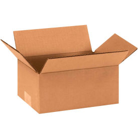 Global Industrial B39560 Global Industrial™ Cardboard Corrugated Boxes, 9"L x 6"W x 4"H, Kraft image.